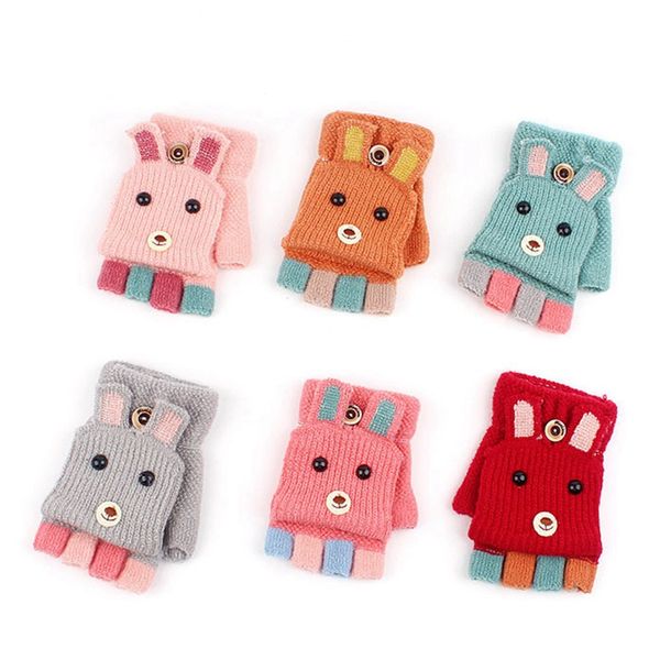 winter children warm gloves 3-8y cashmere knit flip half finger gloves cartoon mittens for boys girls, Blue;gray
winter children warm gloves 3-8y cashmere knit flip half finger gloves cartoon mittens for boys girls, Blue;gray