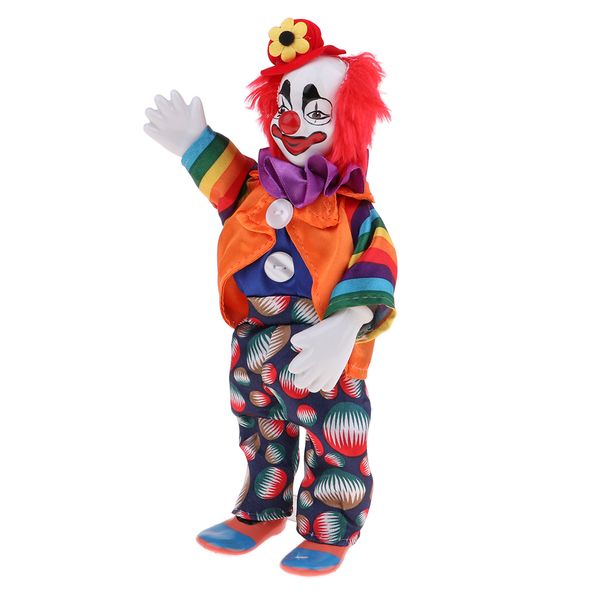 9inch porcelain smiling clown doll wearing colorful outfits, funny harlequin doll, circus props, halloween decor
9inch porcelain smiling clown doll wearing colorful outfits, funny harlequin doll, circus props, halloween decor