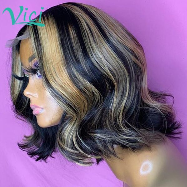 lace wigs ombre human hair front wig 13x4 colored 1b 27 short bob blonde brazilian body wave, Black;brown
lace wigs ombre human hair front wig 13x4 colored 1b 27 short bob blonde brazilian body wave, Black;brown