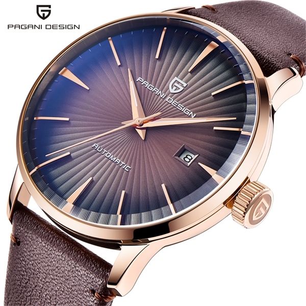 pagani design 2770 men's watches classic mechanical leather watch men luxury men automatic watches business waterproof clock man 0924, Slivery;brown
pagani design 2770 men's watches classic mechanical leather watch men luxury men automatic watches business waterproof clock man 0924, Slivery;brown