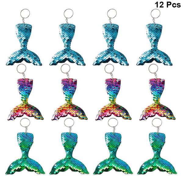 12pcs sequins mermaid keychain stylish cute shiny mermaid decoration keyring party favor, Silver
12pcs sequins mermaid keychain stylish cute shiny mermaid decoration keyring party favor, Silver