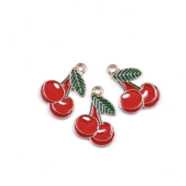10pcs red cherry enamel charm pendant 20*15mm for diy handmade earrings necklace jewelry accessaries, Bronze;silver
10pcs red cherry enamel charm pendant 20*15mm for diy handmade earrings necklace jewelry accessaries, Bronze;silver