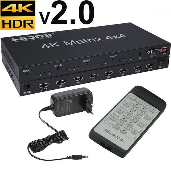 consumer electronics 2.0 4x4 hdmi matrix 4x4 hdmi splitter switcher 4 in 4 out matrix with rs232&edid control hdcp 2.2
consumer electronics 2.0 4x4 hdmi matrix 4x4 hdmi splitter switcher 4 in 4 out matrix with rs232&edid control hdcp 2.2