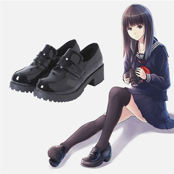 японский high school student девчушки девушка лолита cospaly jk uniform кожа pu мокасины повседневная обувь, Black
японский high school student девчушки девушка лолита cospaly jk uniform кожа pu мокасины повседневная обувь, Black