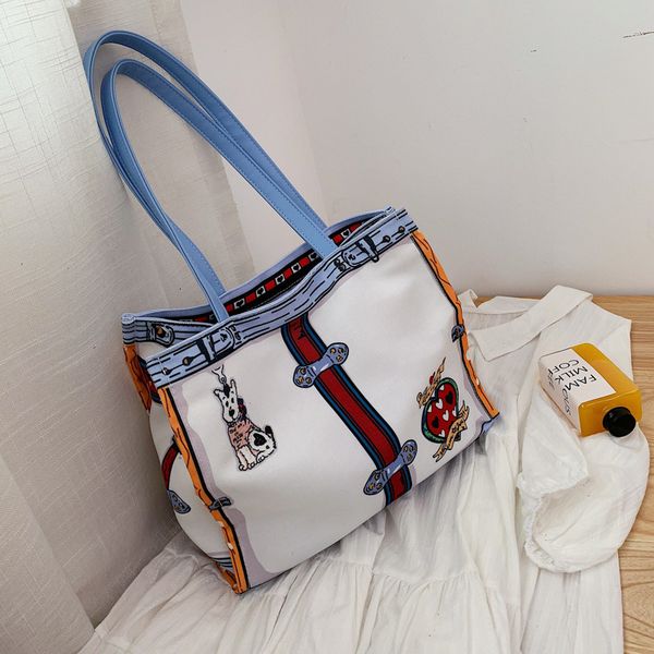 women bags puppy doodle printing canvas bag 2020 autumn leisure time special hand bill of lading shoulder package girl bale
women bags puppy doodle printing canvas bag 2020 autumn leisure time special hand bill of lading shoulder package girl bale