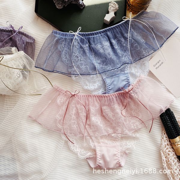 SP&CITY Sexy Panties Thin Lace Women's Underpants Breathable Ruffles Underwear Hollow Embroidery Seamless Thong Comfort Breifs
SP&CITY Sexy Panties Thin Lace Women's Underpants Breathable Ruffles Underwear Hollow Embroidery Seamless Thong Comfort Breifs