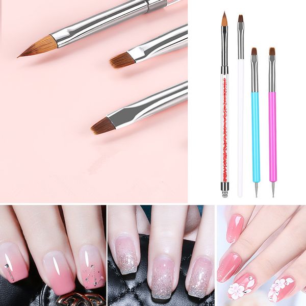 acrylic nail painting brush uv gel powder dotting acrylic builder drawing carving pen uv gel manicure nail art tools c124, Yellow
acrylic nail painting brush uv gel powder dotting acrylic builder drawing carving pen uv gel manicure nail art tools c124, Yellow
