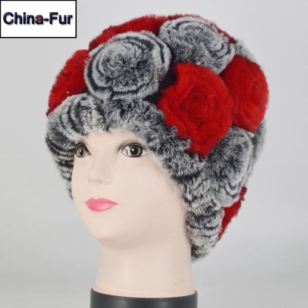 beanie/skull caps 2021 lady floral knit 100% natural rex fur beanies hat winter women real hats good elastic genuine skully cap, Blue;gray
beanie/skull caps 2021 lady floral knit 100% natural rex fur beanies hat winter women real hats good elastic genuine skully cap, Blue;gray