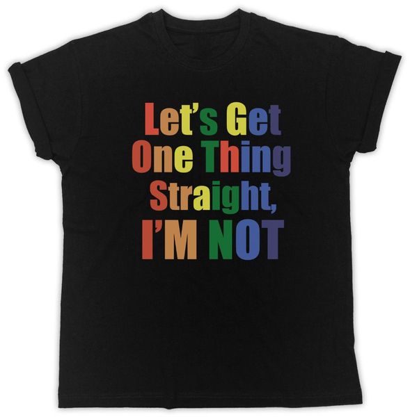 new brand-clothing t shirts let's get one thing straight, i'm not slogan gay pride black t-shirt men o-neck tee shirt
new brand-clothing t shirts let's get one thing straight, i'm not slogan gay pride black t-shirt men o-neck tee shirt