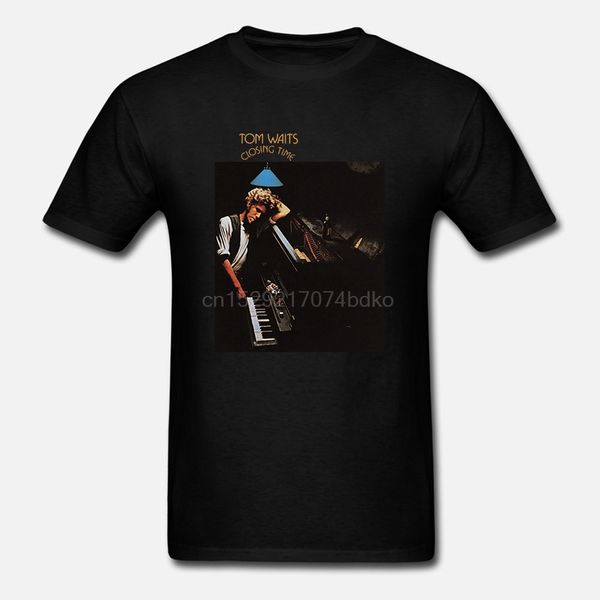 printed men t shirt cotton o-neck tshirts tom waits 3 short-sleeve women t-shirt