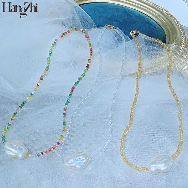pendant necklaces hangzhi 2021 korea ethnic colorful transparent irregular crystal resin beaded pearls necklace for women jewelry gift, Silver
pendant necklaces hangzhi 2021 korea ethnic colorful transparent irregular crystal resin beaded pearls necklace for women jewelry gift, Silver