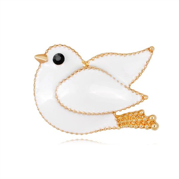 white cute pigeon brooch flight carrier pigeon metal pins for women kids jewelry enamel brooches accessories, Gray
white cute pigeon brooch flight carrier pigeon metal pins for women kids jewelry enamel brooches accessories, Gray