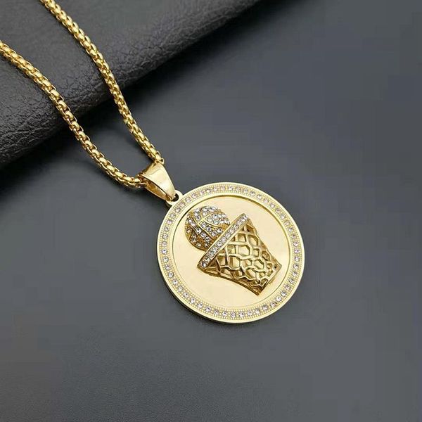 chains basketball necklaces gold color pendant sports hip hop jewelry homme stainless steel chain for man father's day gifts, Silver
chains basketball necklaces gold color pendant sports hip hop jewelry homme stainless steel chain for man father's day gifts, Silver