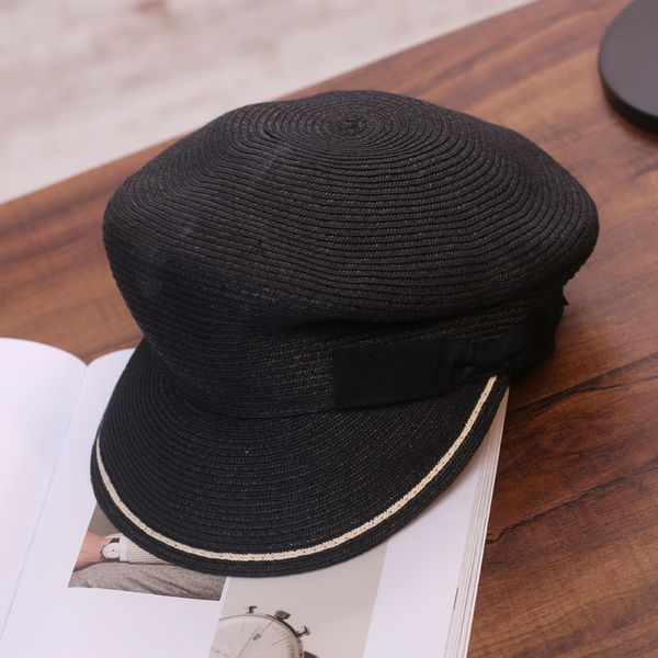 japan's spring and summer new retro art straw hat women's leisure with sun-shading women's newspaper collar hat, Blue;gray
japan's spring and summer new retro art straw hat women's leisure with sun-shading women's newspaper collar hat, Blue;gray