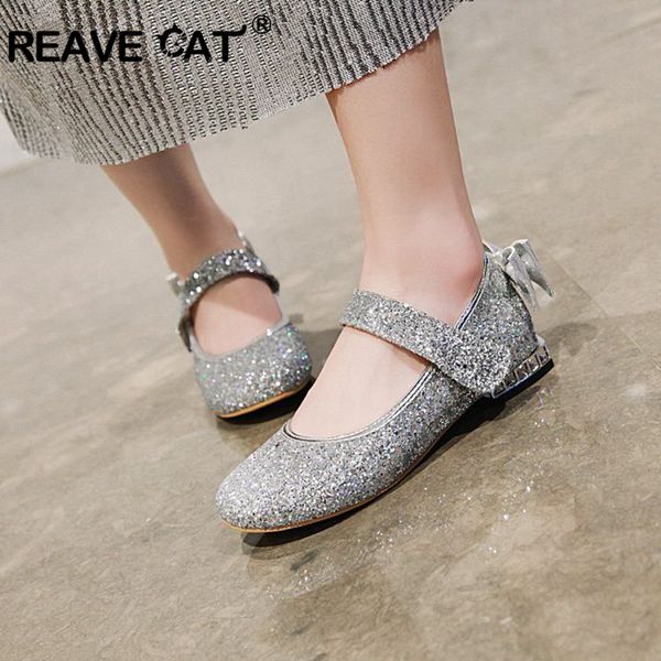 reave cat sweet flats for woman round toe pu hook-loop butterfly-knot paillette big size 40-43 pink silver, Black
reave cat sweet flats for woman round toe pu hook-loop butterfly-knot paillette big size 40-43 pink silver, Black