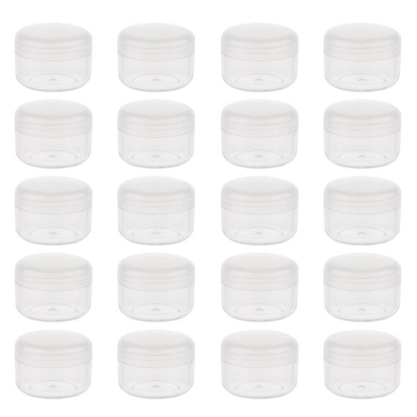 eyebrow tools & stencils portable small plastic cosmetic cream jars pots, empty containers with lids (20pcs)
eyebrow tools & stencils portable small plastic cosmetic cream jars pots, empty containers with lids (20pcs)