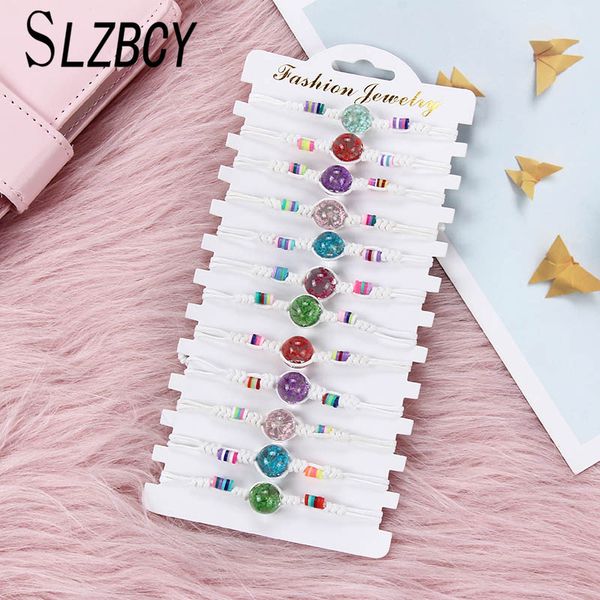 12pcs / серия стеклянного шарика сухоцветов браслеты керамические ручной работы мягкие шарики из глины шарм браслеты для девочек подарки boh, Golden;silver
12pcs / серия стеклянного шарика сухоцветов браслеты керамические ручной работы мягкие шарики из глины шарм браслеты для девочек подарки boh, Golden;silver