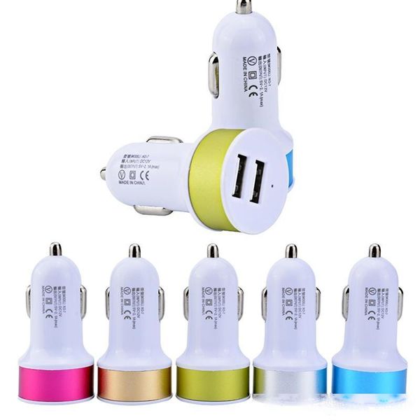dual usb car charger adapter colorful 2 usb port 2.1 1a smart car charger for iphone samsung smart phone 
dual usb car charger adapter colorful 2 usb port 2.1 1a smart car charger for iphone samsung smart phone