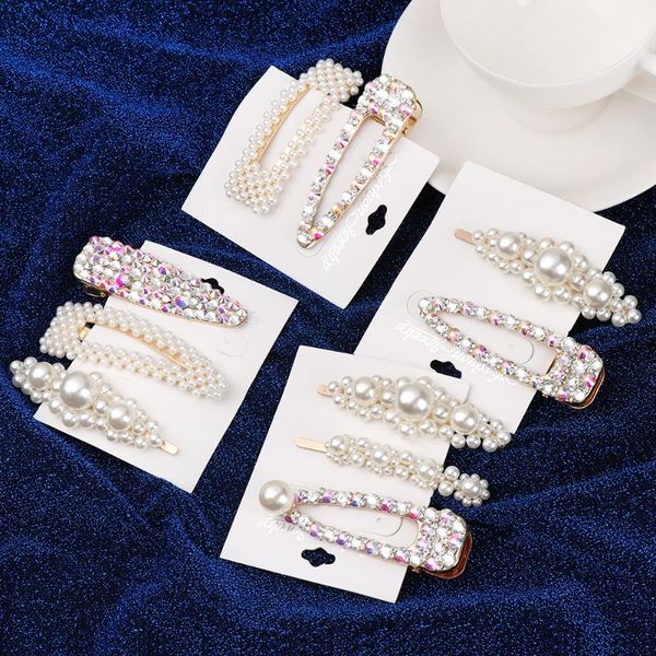 1 set fashion pearl hair clips for women girls hair barrette hairpins snap barrettes trendy handmade styling new arrival
1 set fashion pearl hair clips for women girls hair barrette hairpins snap barrettes trendy handmade styling new arrival