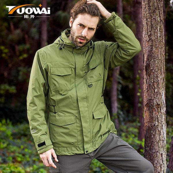 logy new style men's assault jacket two-piece set three-in-one thick windproof waterproof mountain climbing ski suit green, Blue;black
logy new style men's assault jacket two-piece set three-in-one thick windproof waterproof mountain climbing ski suit green, Blue;black