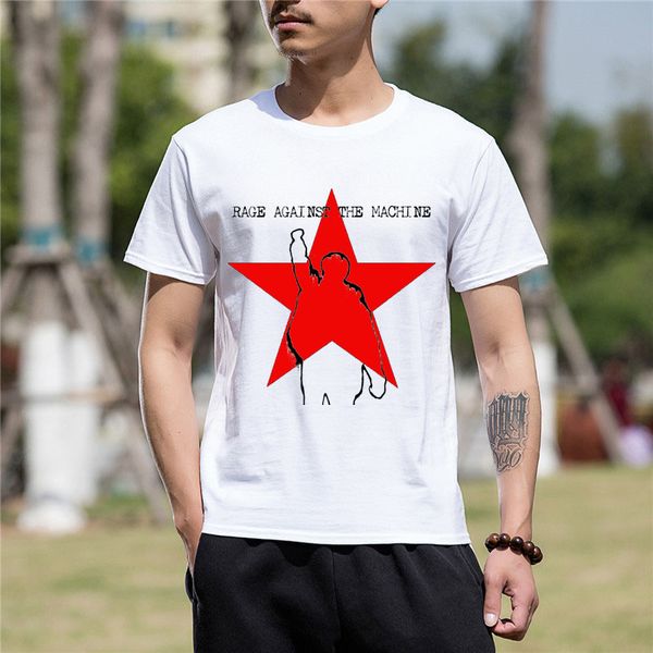 fashion short sleeve tshirt men clothes rage against the machine printed cotton funny t shirt for men
fashion short sleeve tshirt men clothes rage against the machine printed cotton funny t shirt for men