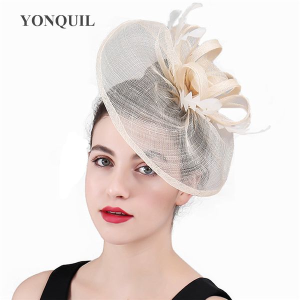headwear kentucky derby fascinator wedding headbands loops sinamay headpiece summer new 2018 elegant women formal dress fedora cap syf430, Slivery;golden
headwear kentucky derby fascinator wedding headbands loops sinamay headpiece summer new 2018 elegant women formal dress fedora cap syf430, Slivery;golden