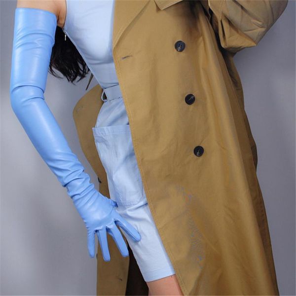 five fingers gloves ultra-long leather 70cm extra long artificial imitation sheepskin sapphire light blue sky puql-7, Blue;gray
five fingers gloves ultra-long leather 70cm extra long artificial imitation sheepskin sapphire light blue sky puql-7, Blue;gray
