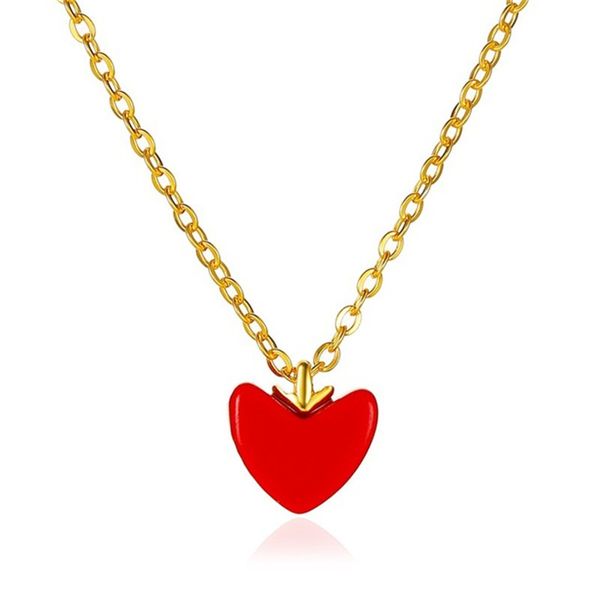 chokers korea trendy simple sweet gold color red love heart pendant necklace for women girl clavicle chain choker collar jewellery gift, Golden;silver
chokers korea trendy simple sweet gold color red love heart pendant necklace for women girl clavicle chain choker collar jewellery gift, Golden;silver