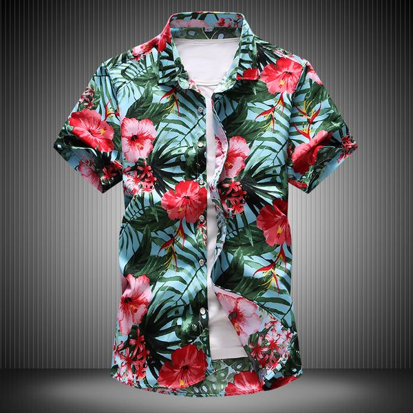 summer 2020 men's hawaiian floral shirts short sleeve casual shirt printing design oversized 7xl 6xl 6914, White;black
summer 2020 men's hawaiian floral shirts short sleeve casual shirt printing design oversized 7xl 6xl 6914, White;black