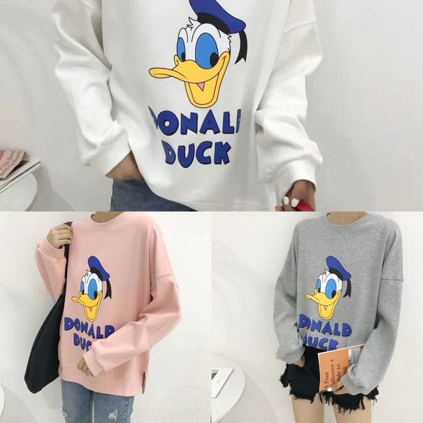 spring and autumn new korean women's sweater sweaterwear aging all-match cartoon printed sleeve patch loose large size round neck sweat, Black
spring and autumn new korean women's sweater sweaterwear aging all-match cartoon printed sleeve patch loose large size round neck sweat, Black