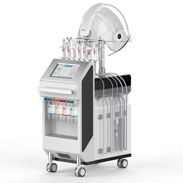 10 in 1 h2o2 skin softening soluble water cleaning pore removal pigmentation removal blackheads removal space oxygen hydro facial machine, Black;white
10 in 1 h2o2 skin softening soluble water cleaning pore removal pigmentation removal blackheads removal space oxygen hydro facial machine, Black;white