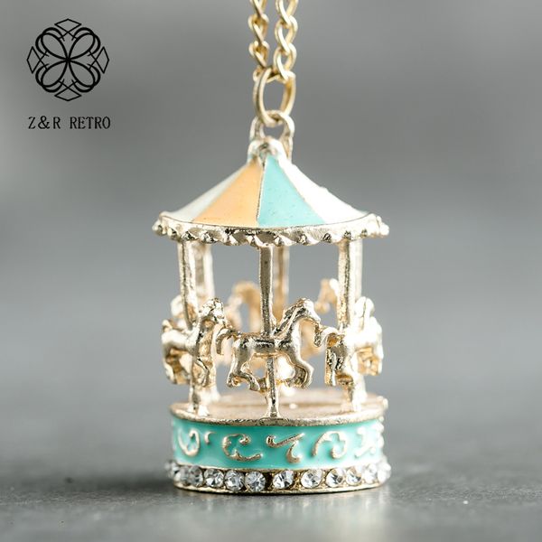 hollow pendant&necklaces rope chain merry-go-round design necklace for women accessories fashion chirl jewelry chokers wholesale, Silver
hollow pendant&necklaces rope chain merry-go-round design necklace for women accessories fashion chirl jewelry chokers wholesale, Silver