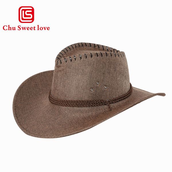 men cowboy hat cool western cowboy hats sun visor cap women travel performance hats cowboy gentleman curling visor sun hats, Blue;gray
men cowboy hat cool western cowboy hats sun visor cap women travel performance hats cowboy gentleman curling visor sun hats, Blue;gray