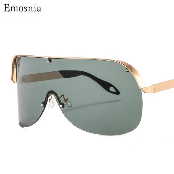 sunglasses 2021 oversized goggle women fashion brand one piece sun glasses metal big frames windproof visor men shades uv400, White;black
sunglasses 2021 oversized goggle women fashion brand one piece sun glasses metal big frames windproof visor men shades uv400, White;black