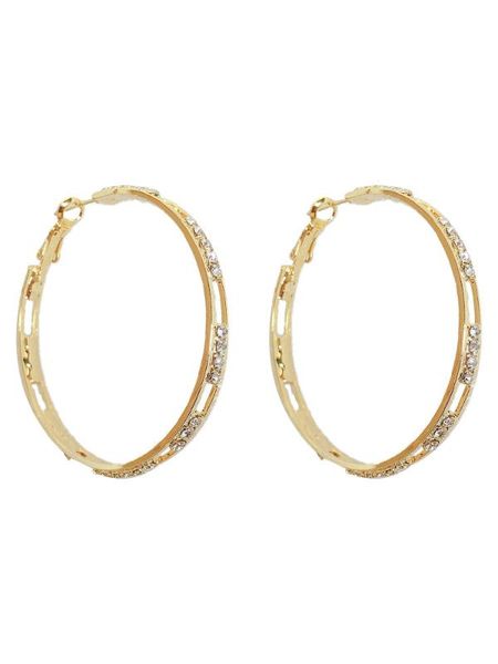 hoop & huggie golden round crystal earrings for women bijoux geometric rhinestones statement jewelry party gifts, Golden;silver
hoop & huggie golden round crystal earrings for women bijoux geometric rhinestones statement jewelry party gifts, Golden;silver
