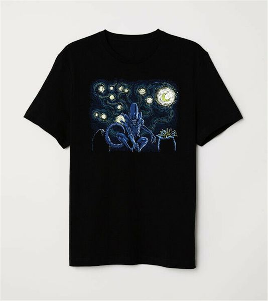 alien facehugger xenomorph in a starry night van gogh parody black t-shirt humorous tee shirt
alien facehugger xenomorph in a starry night van gogh parody black t-shirt humorous tee shirt
