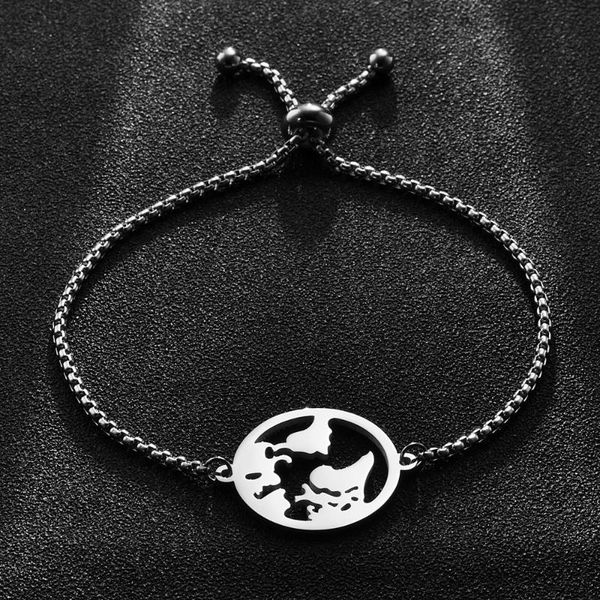 10pcs/lot mirror polish stainless steel bracelets stainless steel creative globe map adjustable box chain bracelets, Golden;silver
10pcs/lot mirror polish stainless steel bracelets stainless steel creative globe map adjustable box chain bracelets, Golden;silver