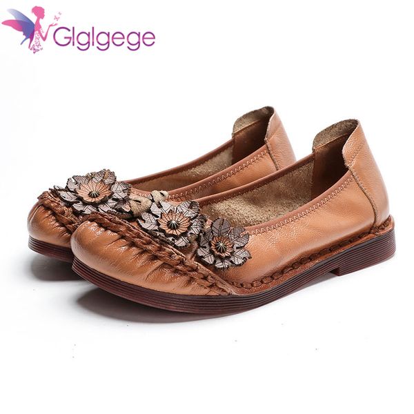 glglgege 2020 first layer cowhide shoes fashion comfortable casual shoes soft bottom flat with flower women's, Black
glglgege 2020 first layer cowhide shoes fashion comfortable casual shoes soft bottom flat with flower women's, Black