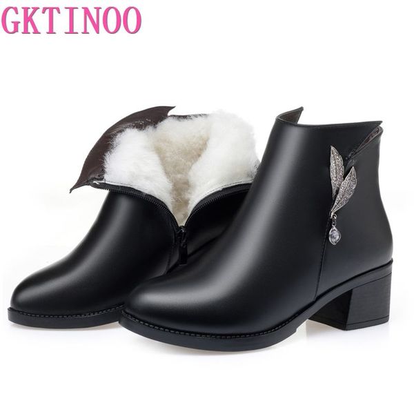 gktinoo 2020 women snow boots winter high heel ankle boots women warm platform shoes 100% genuine leather thick wool fur booties, Black
gktinoo 2020 women snow boots winter high heel ankle boots women warm platform shoes 100% genuine leather thick wool fur booties, Black
