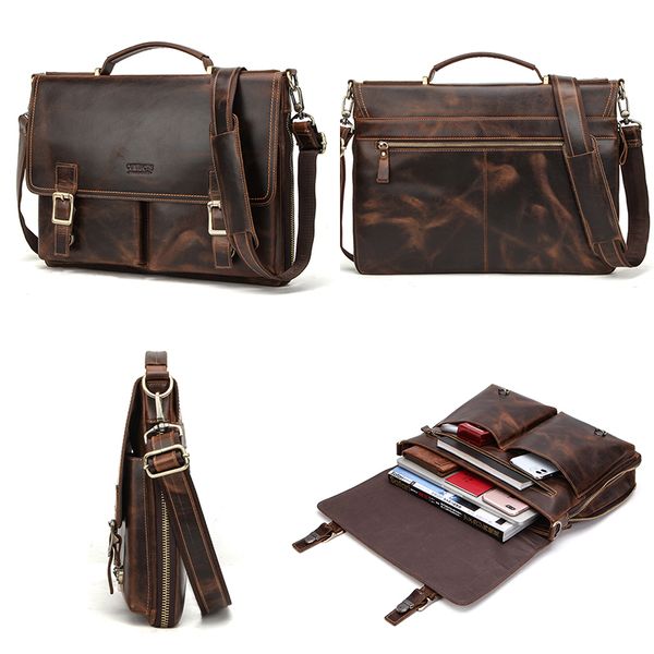 contact's men briefcase bag crazy horse leather shoulder messenger bags famous brand business office handbag for 14 inch lap200918
contact's men briefcase bag crazy horse leather shoulder messenger bags famous brand business office handbag for 14 inch lap200918