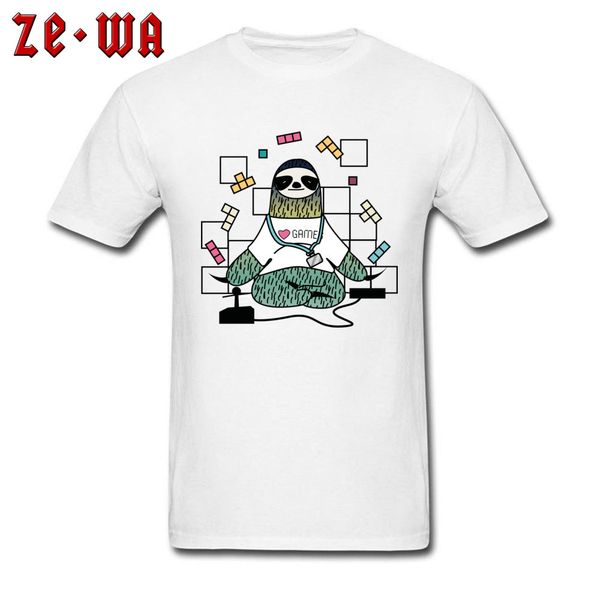 sloth life t-shirt retro game lover t shirt men old school funny cartoon tee gamer team custom clothes cotton white tshirt
sloth life t-shirt retro game lover t shirt men old school funny cartoon tee gamer team custom clothes cotton white tshirt