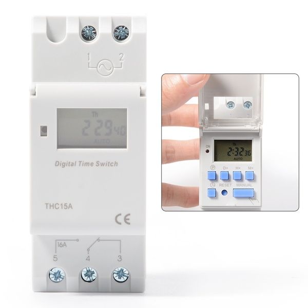 50pcs / lot 12v 24 v цифровой lcd micro электронные компьютер программируемый таймер недельный 15а реле управления переключатель 220 v 16a
50pcs / lot 12v 24 v цифровой lcd micro электронные компьютер программируемый таймер недельный 15а реле управления переключатель 220 v 16a