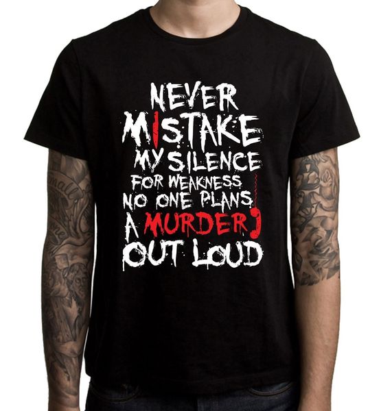 never mistake my silence for weakness slogan men t-shirt - dexter emo cool casual pride t shirt men new fashion
never mistake my silence for weakness slogan men t-shirt - dexter emo cool casual pride t shirt men new fashion