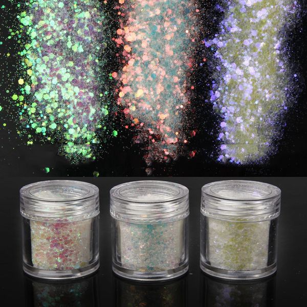 nail glitter 50g/bag mixes opal chunky white blue holo laser sequin flakes powder for art decorations diy manicure tool md12, Silver;gold
nail glitter 50g/bag mixes opal chunky white blue holo laser sequin flakes powder for art decorations diy manicure tool md12, Silver;gold