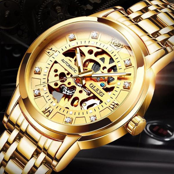 wristwatches men mechanical automatic wrist watches man skeleton brand male gold watch stainless steel waterproof relogio masculino date, Slivery;brown
wristwatches men mechanical automatic wrist watches man skeleton brand male gold watch stainless steel waterproof relogio masculino date, Slivery;brown