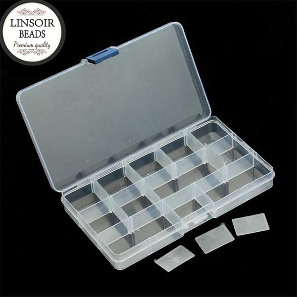 linsoir 15 cells compartment plastic jewelry storage organizer box case adjustable tools beads container jewelry making f2414, Pink;blue
linsoir 15 cells compartment plastic jewelry storage organizer box case adjustable tools beads container jewelry making f2414, Pink;blue