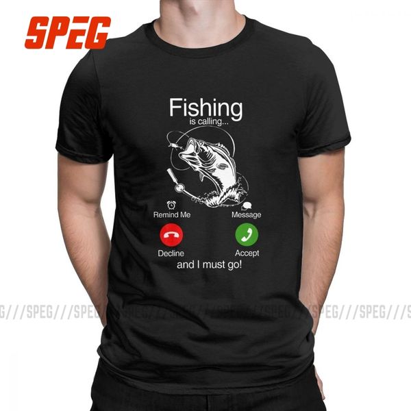 men's fishing is calling and i must go phone screen t-shirts fishermen fish funny crewneck pure cotton tees printed t shirt
men's fishing is calling and i must go phone screen t-shirts fishermen fish funny crewneck pure cotton tees printed t shirt