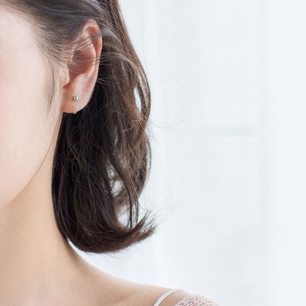 modian 2019 authentic 925 sterling silver round bead simple hoop earrings for women sweet brand tiny fine silver jewelry gift, Golden;silver
modian 2019 authentic 925 sterling silver round bead simple hoop earrings for women sweet brand tiny fine silver jewelry gift, Golden;silver