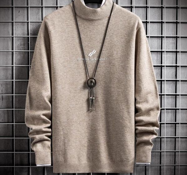 2020 korean slim half turtleneck sweater men winter long sleeve thick warm knit mens jumper classic male bottoming003, White;black
2020 korean slim half turtleneck sweater men winter long sleeve thick warm knit mens jumper classic male bottoming003, White;black