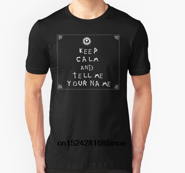 мода прохладный мужчины футболки женщины смешные тенниску death note keep calm настроенный printed t-shirt
мода прохладный мужчины футболки женщины смешные тенниску death note keep calm настроенный printed t-shirt